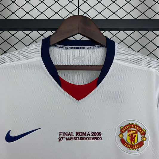 Retro Manchester United 08-09 Visitante Final Champions (Manga Larga)