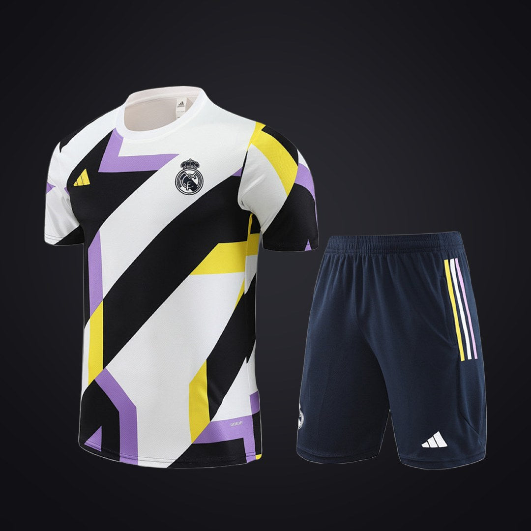 Conjunto de Entrenamiento Real Madrid 23-24 Blanca Negra (delante)