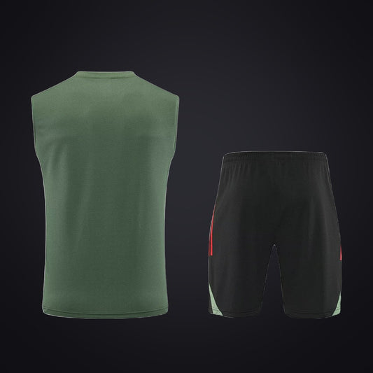 Conjunto de Entrenamiento Bayern de Múnich 25-26 Verde Negra (detrás)