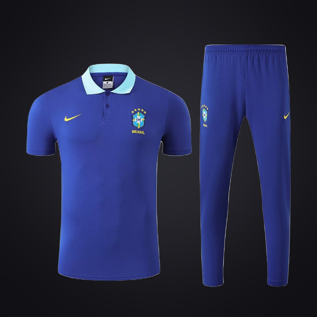 Conjunto de Entrenamiento Brasil 25-26 Azul (delante)