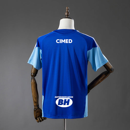 Cruzeiro 26-27 Entreno Todos los Patrocinadores Azul (Fan Version)