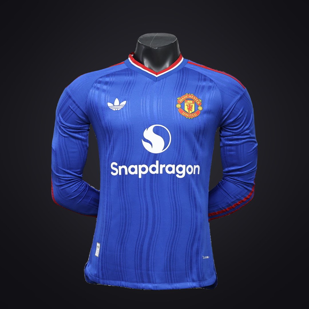 Manchester United 26-27 Visitante Manga Larga (Player Version) (delante)