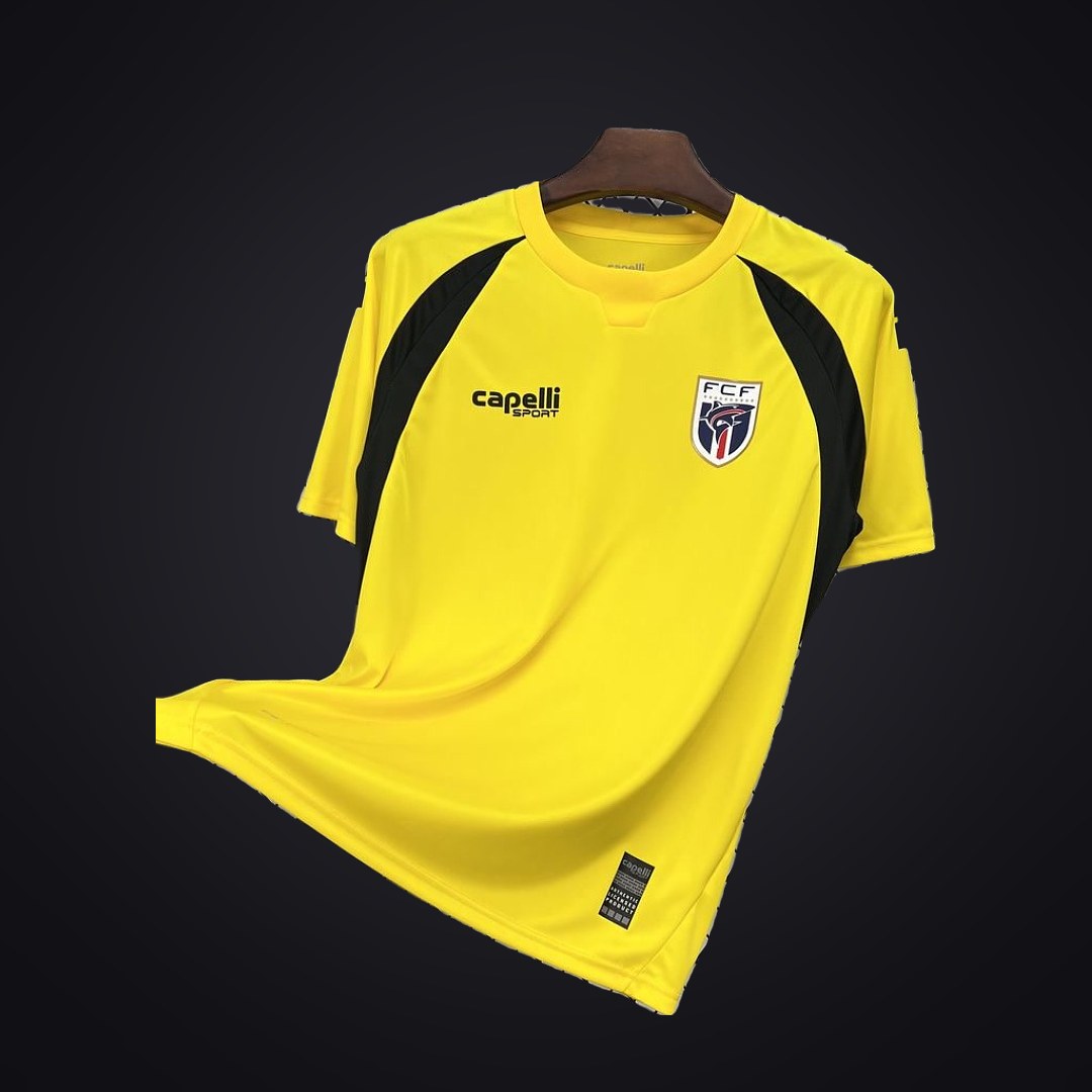 Cabo Verde 2026 Portero Mundial Amarilla (Fan Version) (delante)