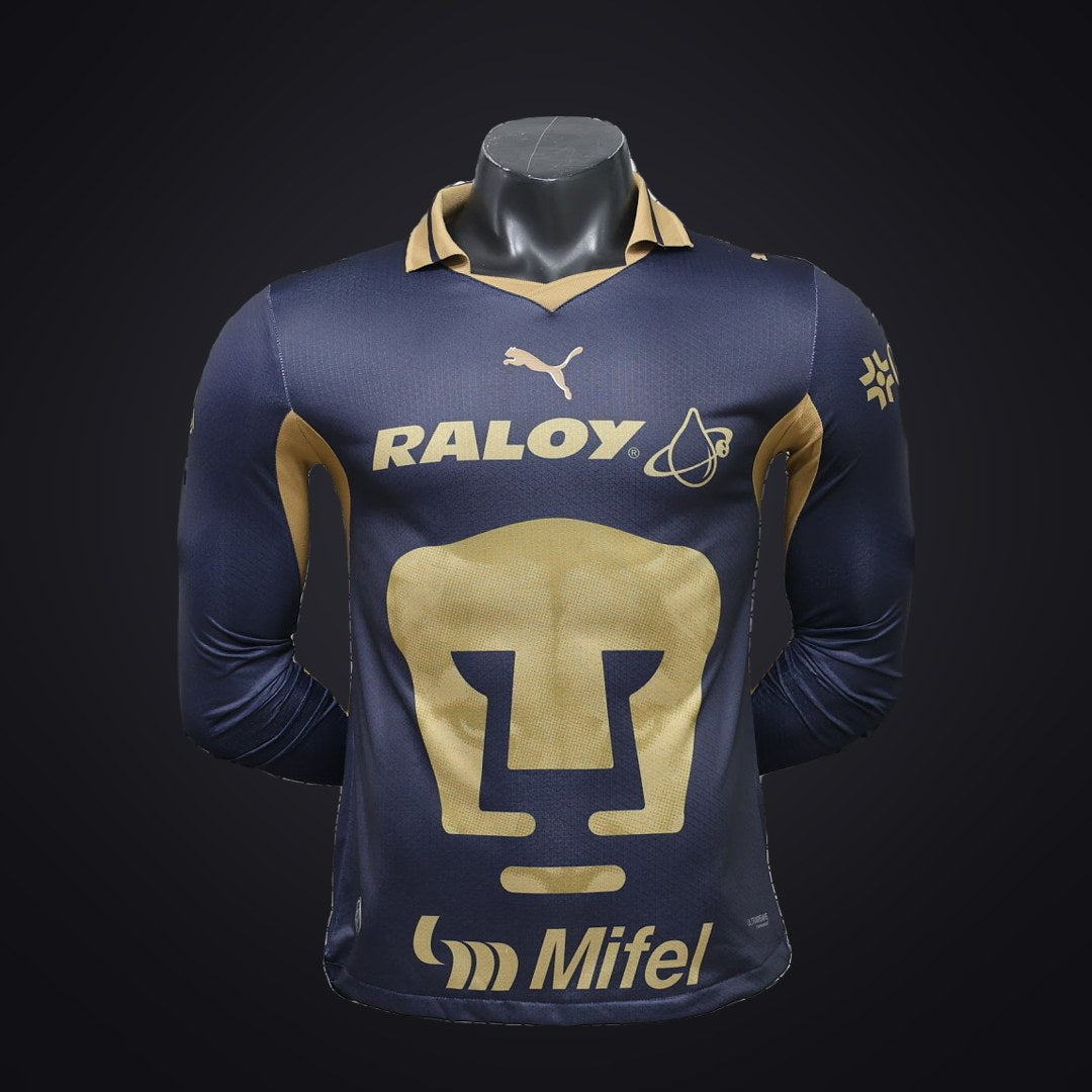 Pumas UNAM 26-27 Visitante Manga Larga (Player Version) (delante)