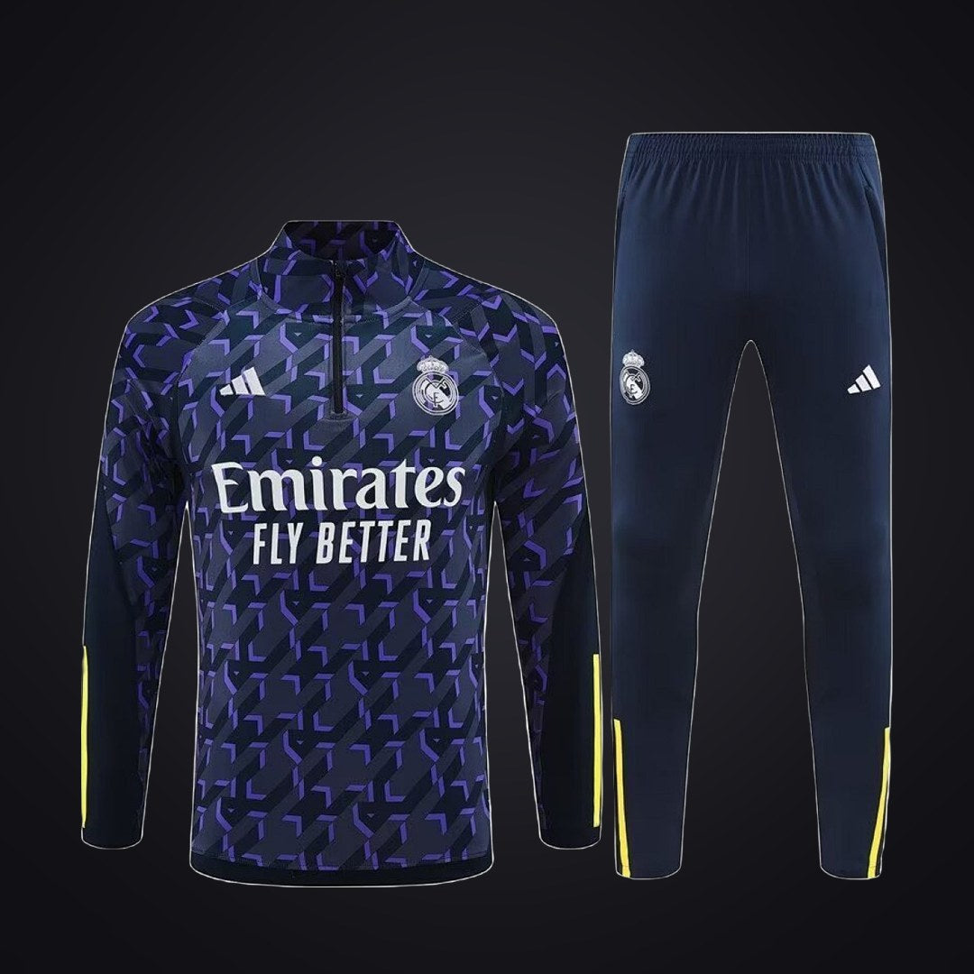 Chándal Real Madrid 23-24 Azul Marino · Modelo 2 (delante)
