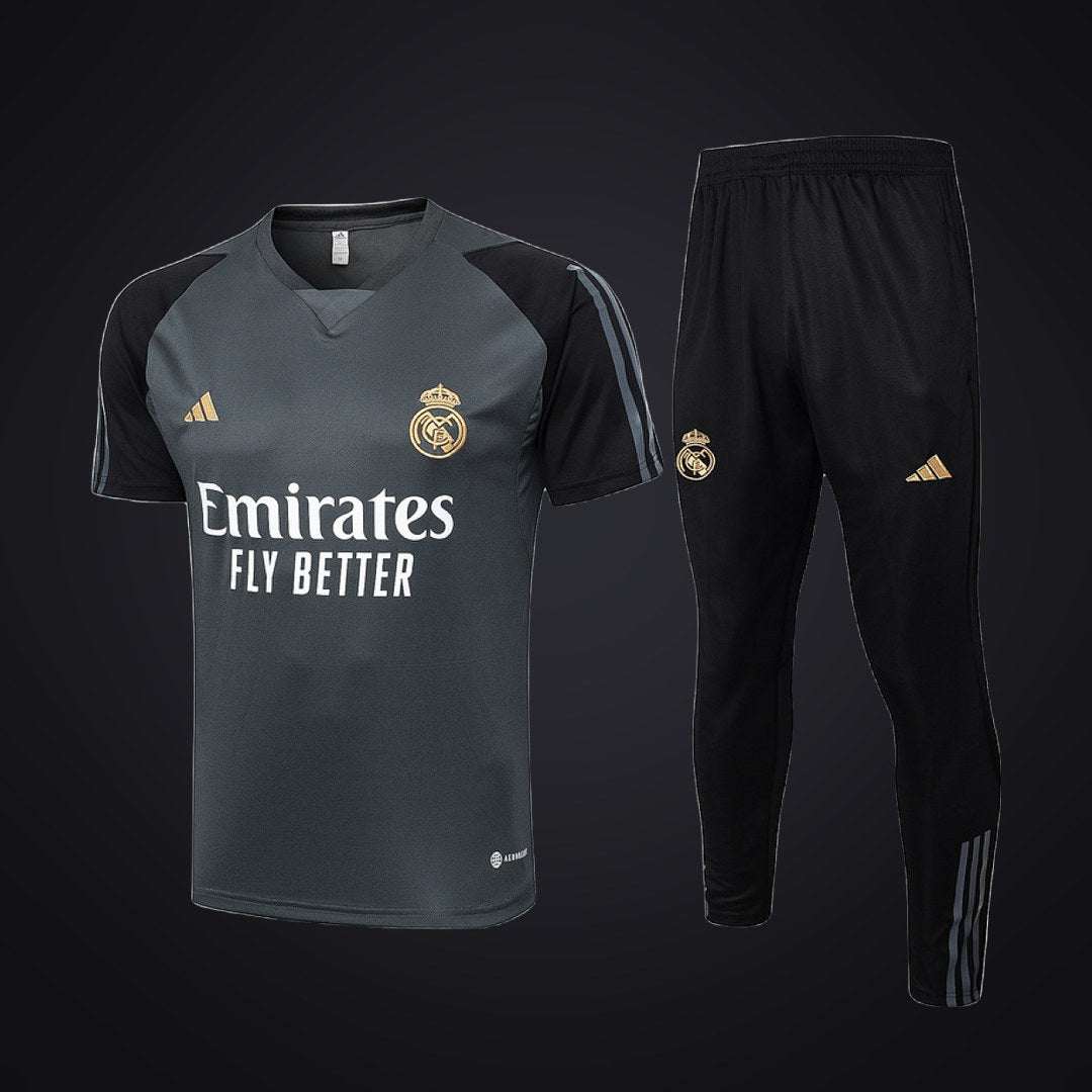 Conjunto de Entrenamiento Real Madrid 23-24 Gris (delante)