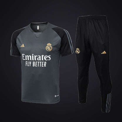 Conjunto de Entrenamiento Real Madrid 23-24 Gris (delante)
