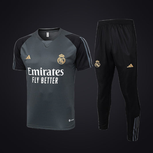 Conjunto de Entrenamiento Real Madrid 23-24 Gris (delante)
