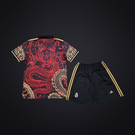 Conjunto de Entrenamiento Real Madrid 24-25 Concept Dragón Roja (detrás)