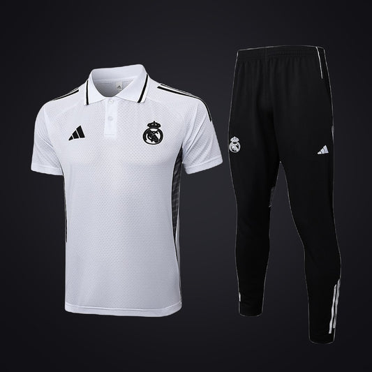 Conjunto de Entrenamiento Real Madrid 25-26 Blanca Negra (delante)