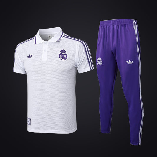 Conjunto de Entrenamiento Real Madrid 25-26 Blanca · Modelo 4 (delante)