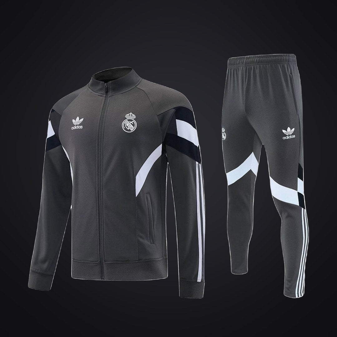 Chándal Real Madrid 25-26 Gris (delante)