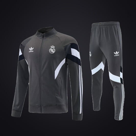 Chándal Real Madrid 25-26 Gris (delante)