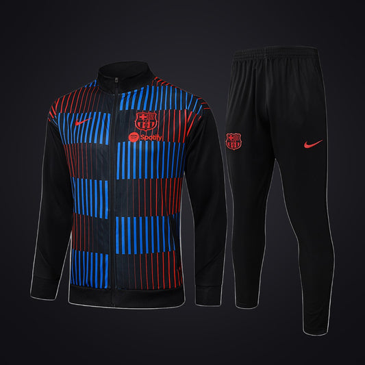 Chándal Barcelona 24-25 Roja Azul (delante)