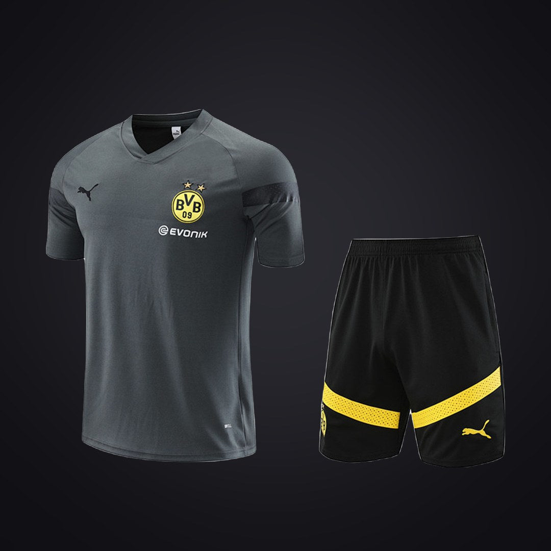 Conjunto de Entrenamiento Borussia Dortmund 22-23 Gris · Modelo 2 (delante)