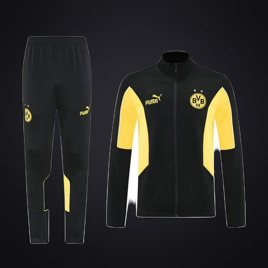 Chándal Borussia Dortmund 25-26 Negra Amarilla (delante)