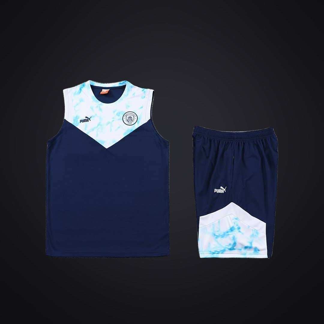 Conjunto de Entrenamiento Manchester City 22-23 Azul (delante)