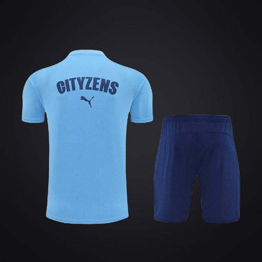 Conjunto de Entrenamiento Manchester City 25-26 Azul · Modelo 3 (detrás)