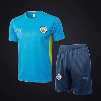 Conjunto de Entrenamiento Manchester City 25-26 Azul · Modelo 2 (delante)