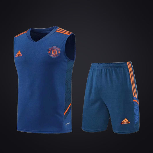Conjunto de Entrenamiento Manchester United 22-23 Azul Marino Azul (delante)