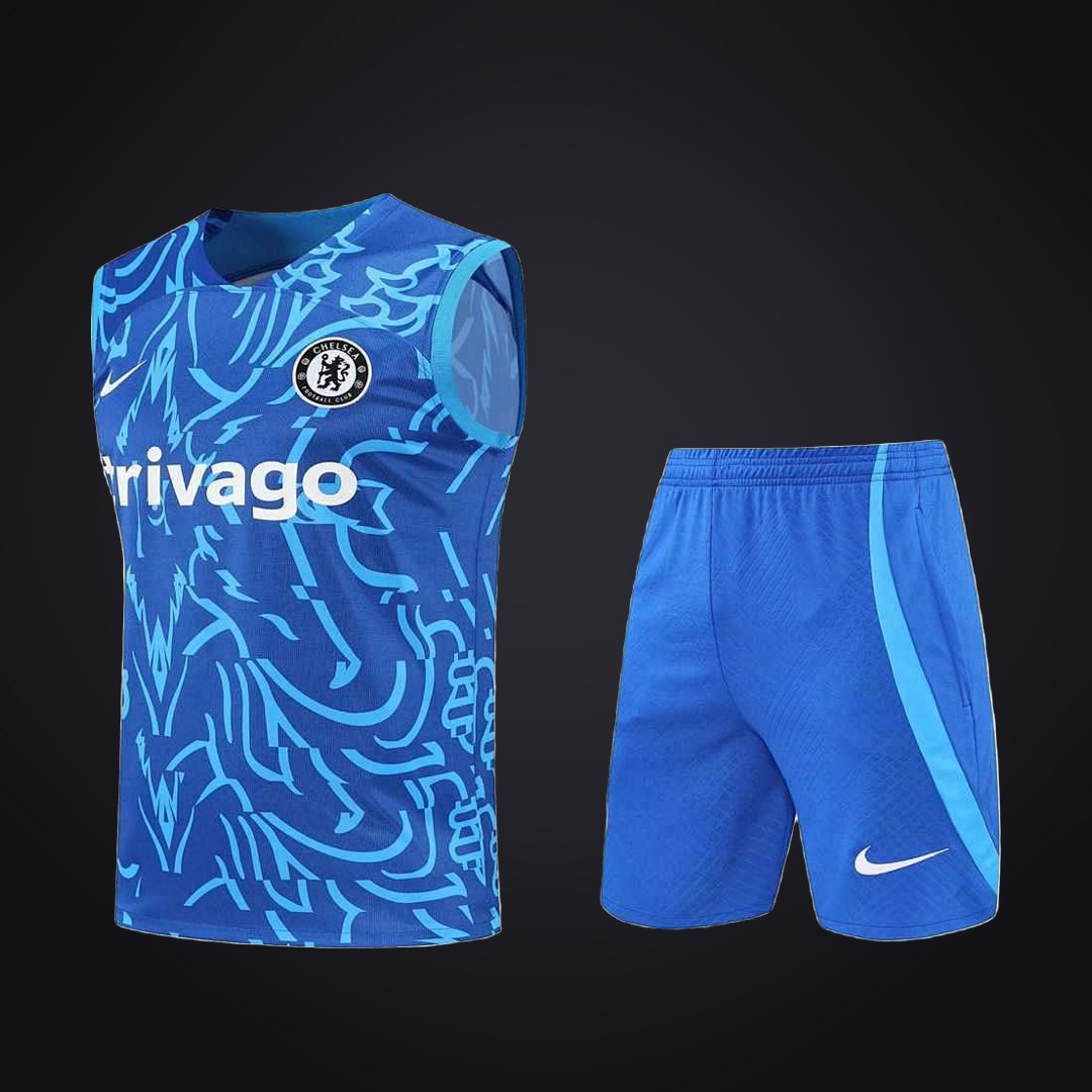 Conjunto de Entrenamiento Chelsea 22-23 Azul · Modelo 3 (delante)