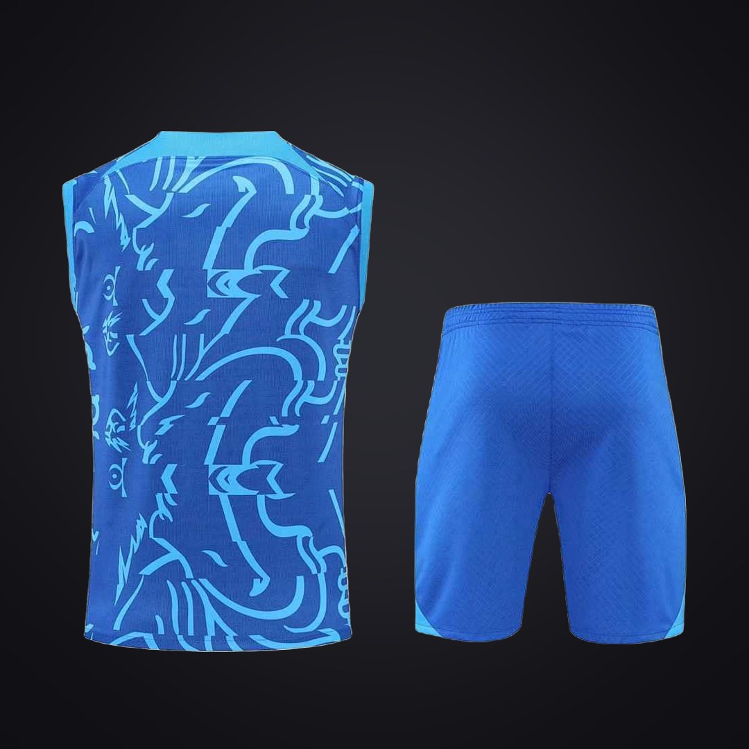 Conjunto de Entrenamiento Chelsea 22-23 Azul · Modelo 3 (detrás)