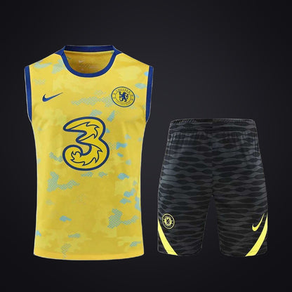 Conjunto de Entrenamiento Chelsea 22-23 Amarilla (delante)