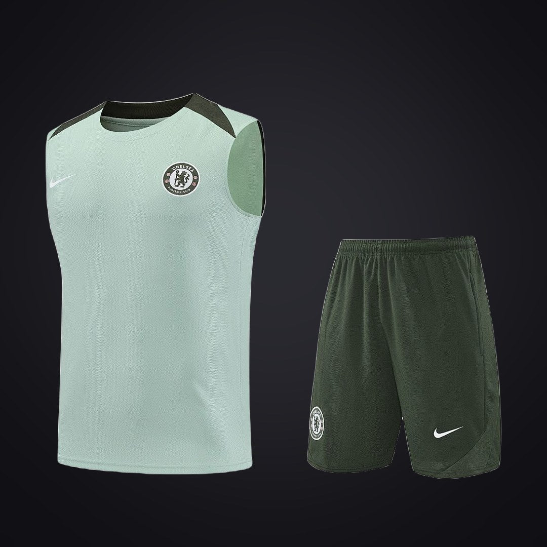 Conjunto de Entrenamiento Chelsea 25-26 Verde · Modelo 4 (delante)