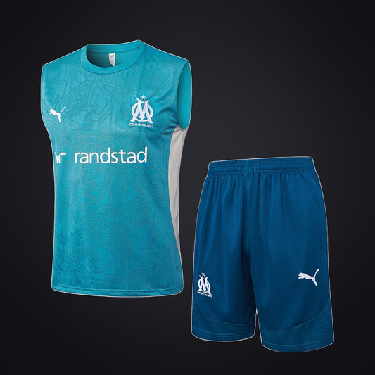 Conjunto de Entrenamiento Olympique de Marsella 25-26 Verde · Modelo 2 (delante)