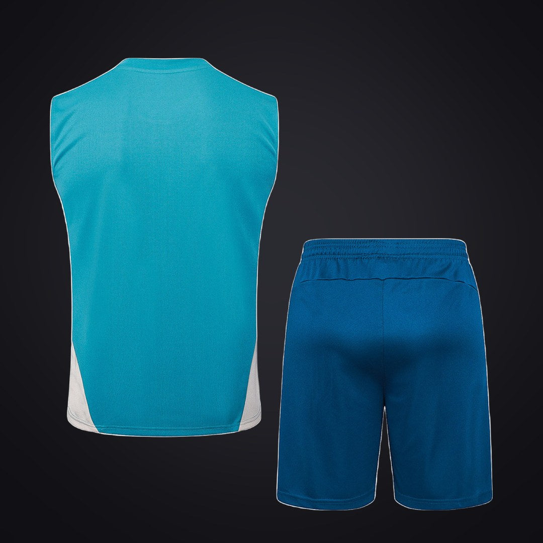 Conjunto de Entrenamiento Olympique de Marsella 25-26 Verde · Modelo 2 (detrás)