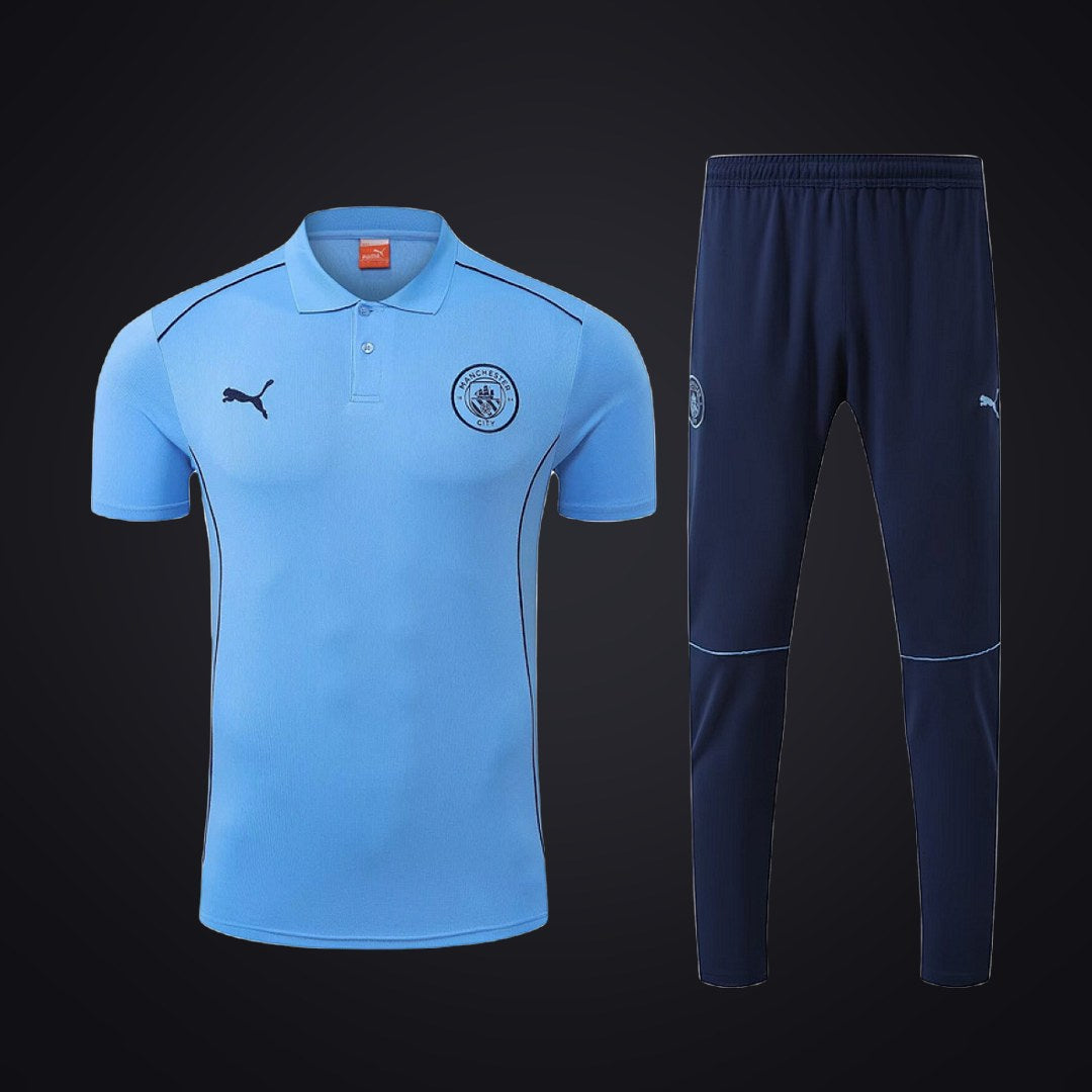 Conjunto de Entrenamiento Olympique de Marsella 25-26 Azul (delante)