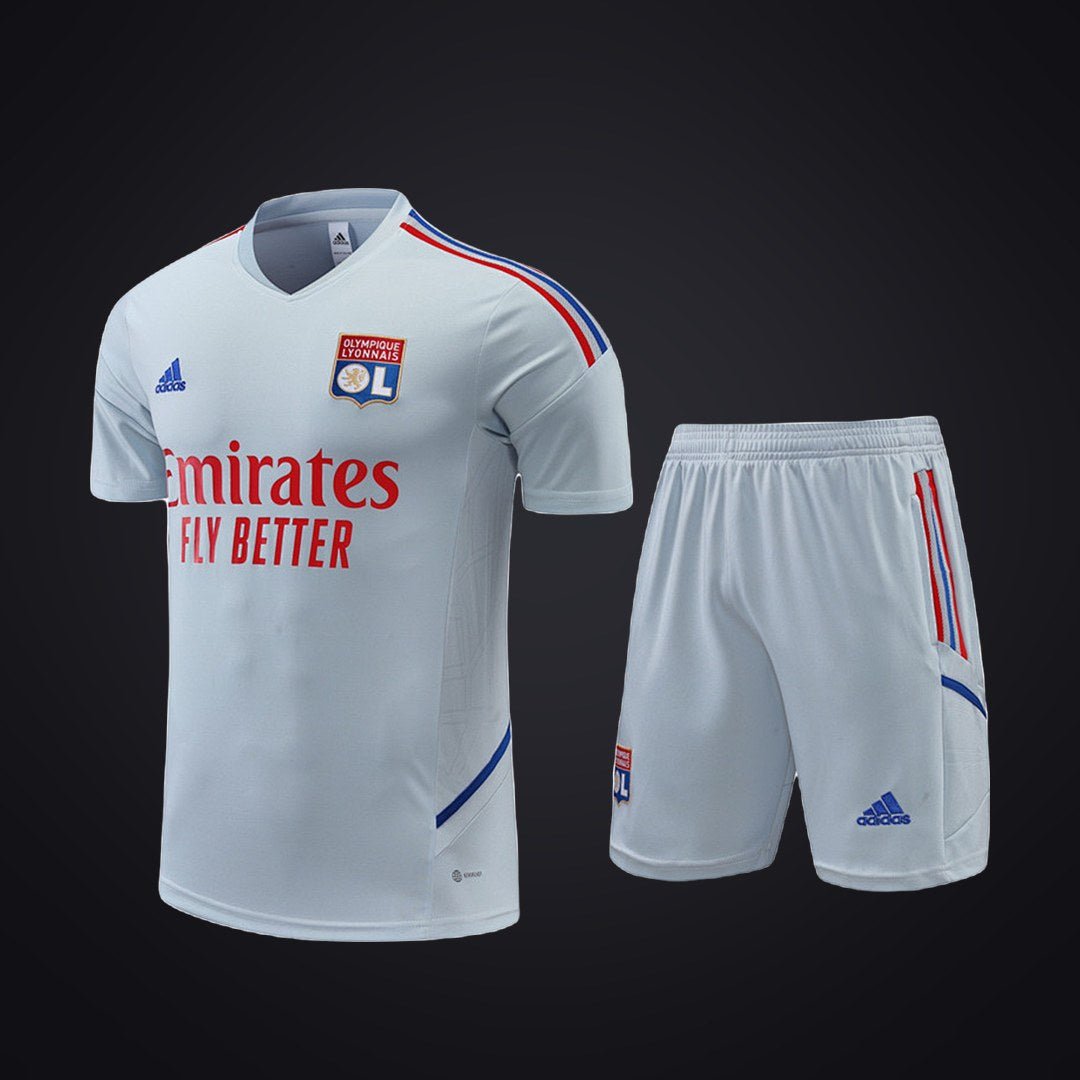 Conjunto de Entrenamiento Olympique de Lyon 22-23 Gris (delante)