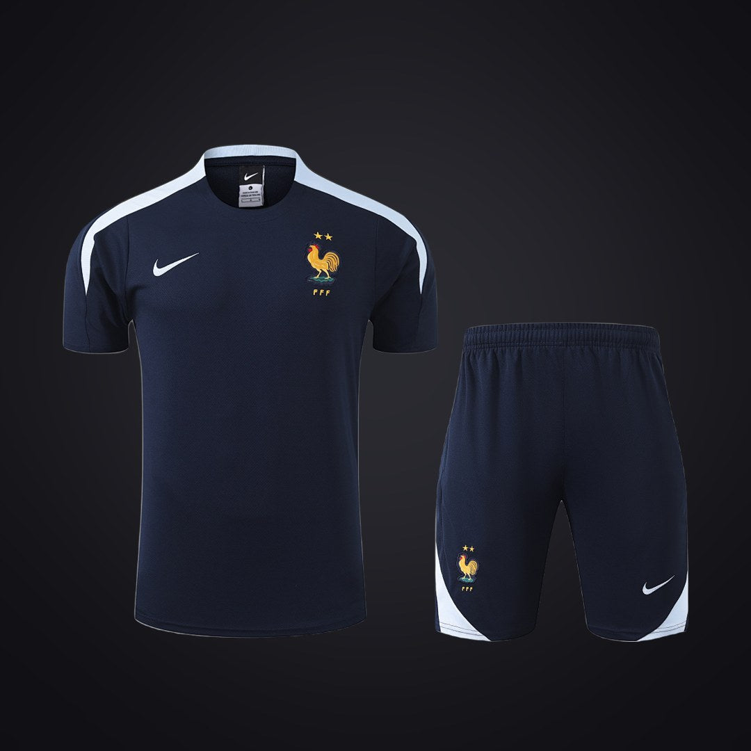 Conjunto de Entrenamiento Francia 2024 Azul Marino (delante)