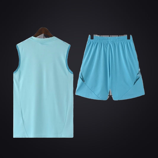 Conjunto de Entrenamiento Cruzeiro 25-26 Azul · Modelo 2 (detrás)