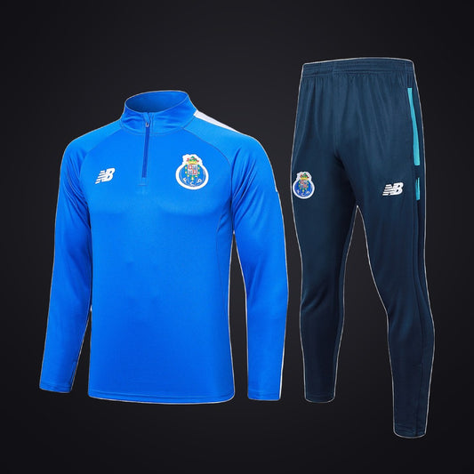 Chándal Oporto 23-24 Azul · Modelo 2 (delante)