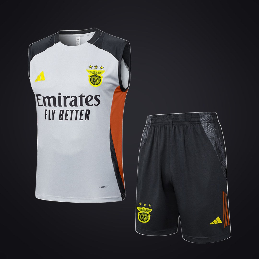 Conjunto de Entrenamiento Benfica 25-26 Gris · Modelo 2 (delante)