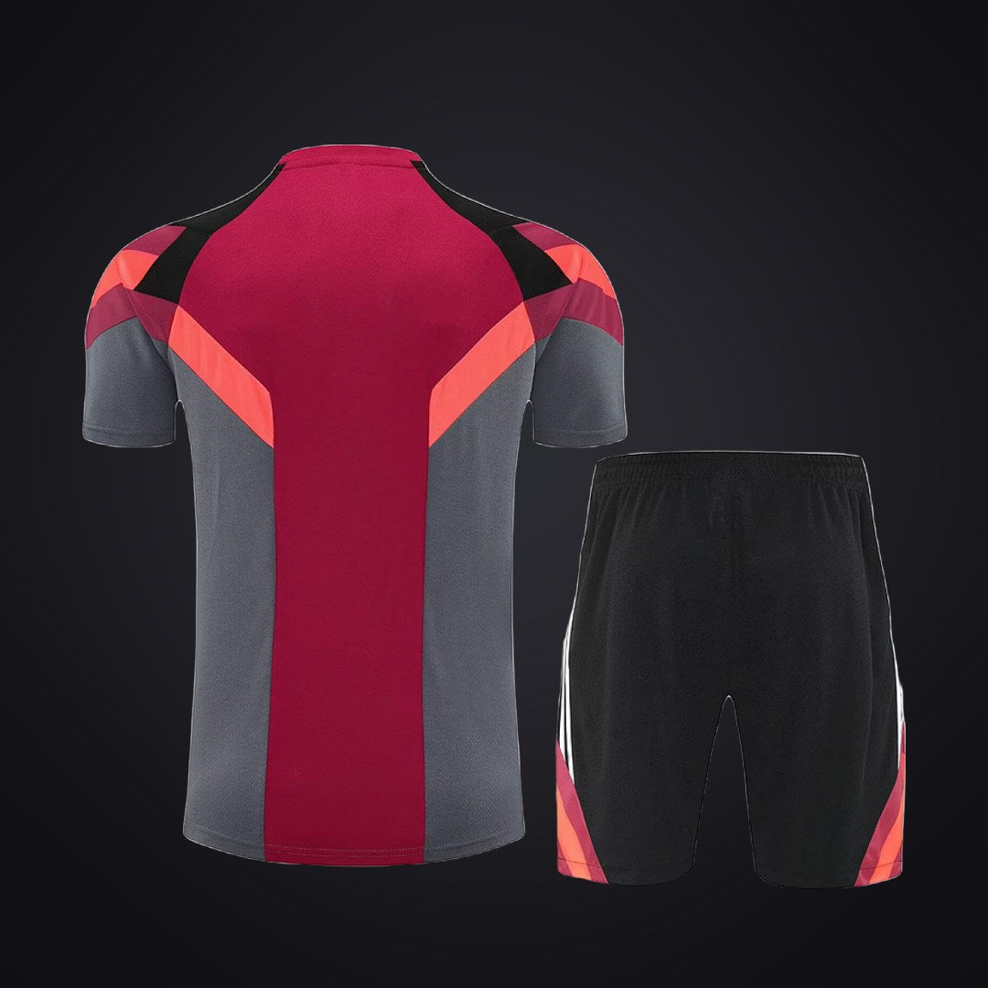 Conjunto de Entrenamiento River Plate 25-26 Roja Gris (detrás)