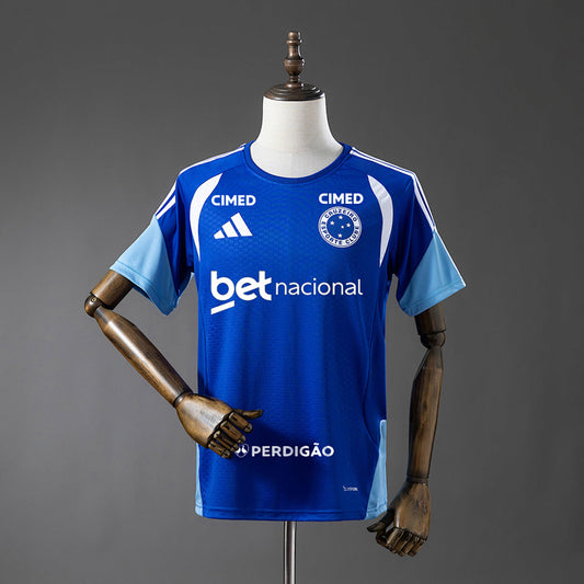 Cruzeiro 26-27 Entreno Todos los Patrocinadores Azul (Fan Version)