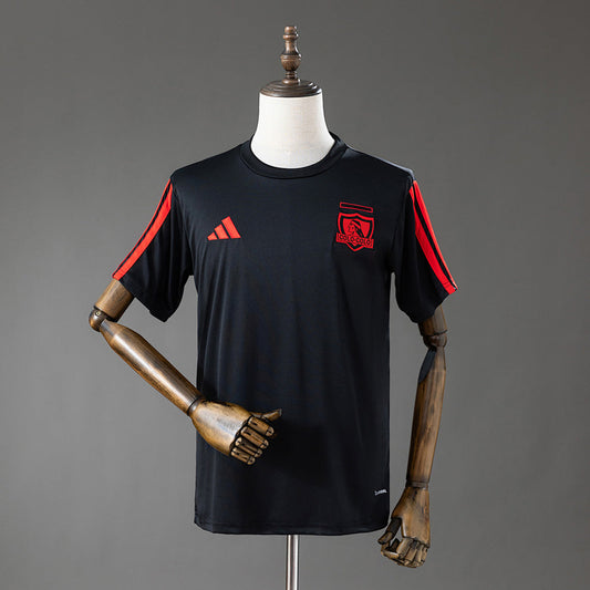 Colo Colo 26-27 Camiseta Algodón Negra (Fan Version)