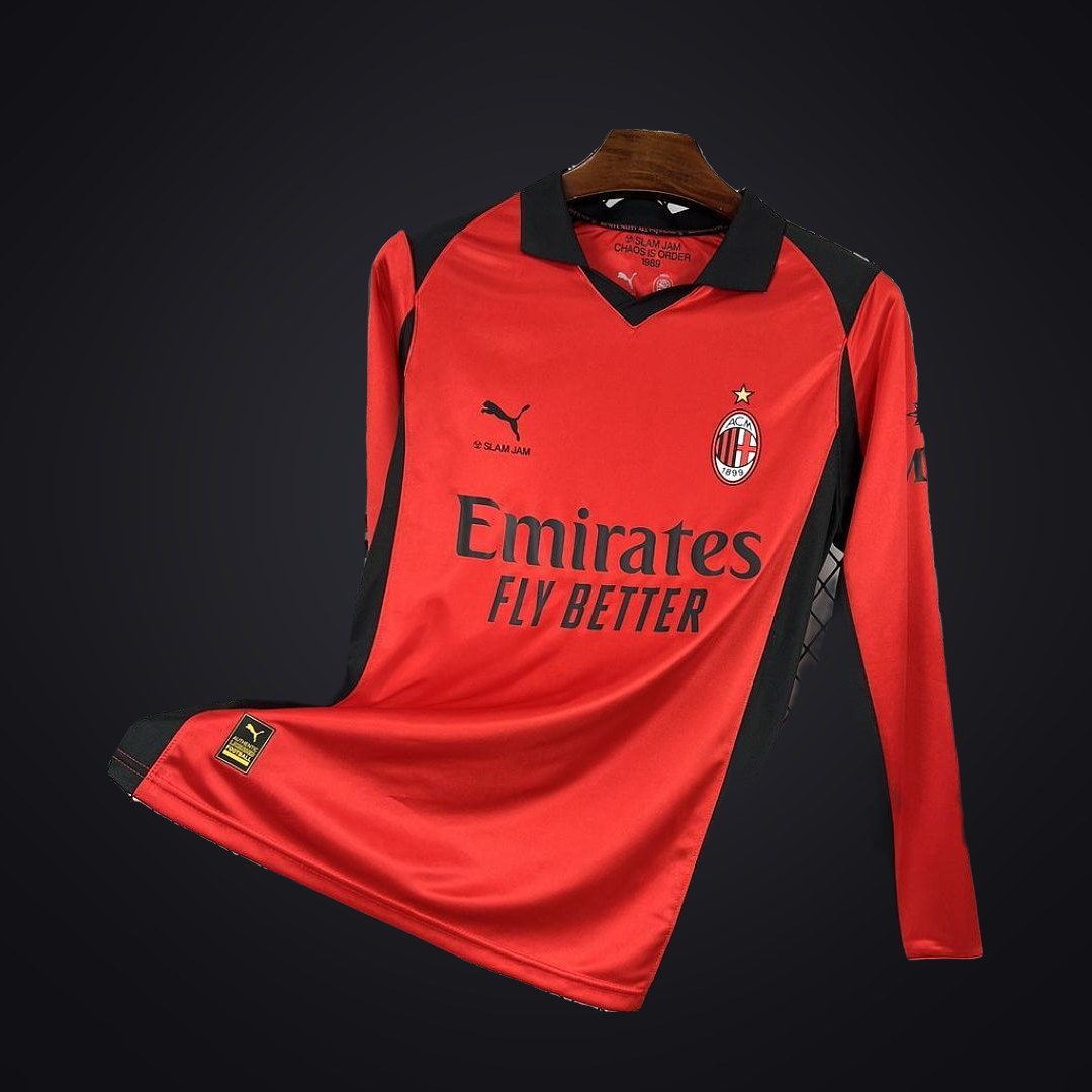 Milan 26-27 Cuarta Manga Larga (Fan Version) (delante)