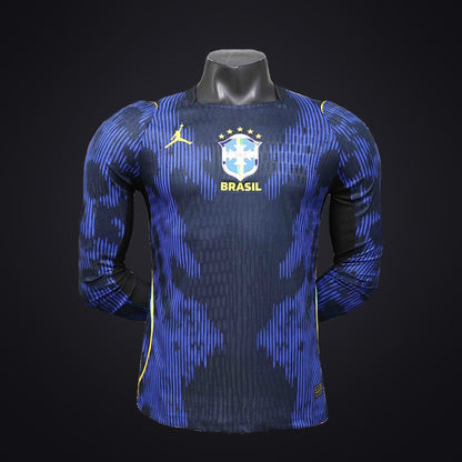 Brasil 2026 Visitante Manga Larga (Player Version) (delante)