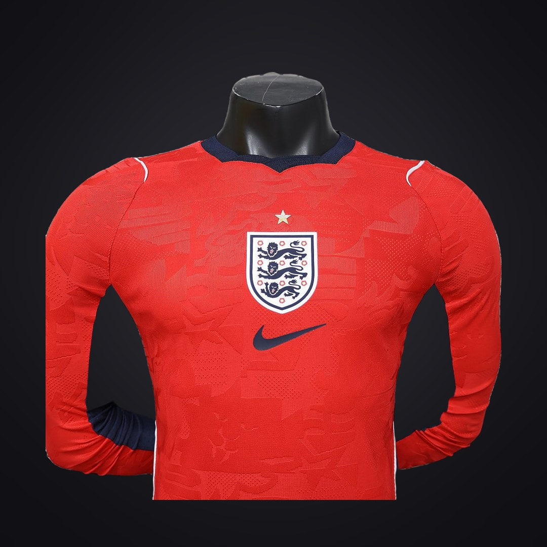 Inglaterra 2026 Visitante Manga Larga (Player Version) (delante)