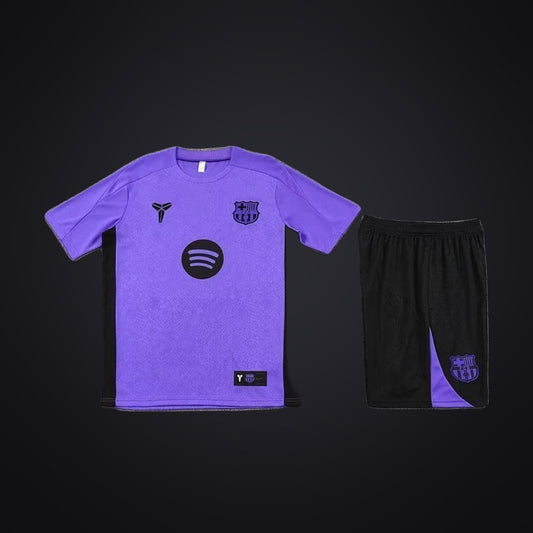 Conjunto de Entrenamiento Barcelona 25-26 Morada (delante)