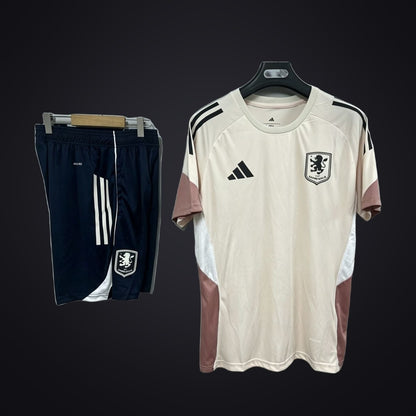 Conjunto de Entrenamiento Aston Villa 25-26 Beige (delante)