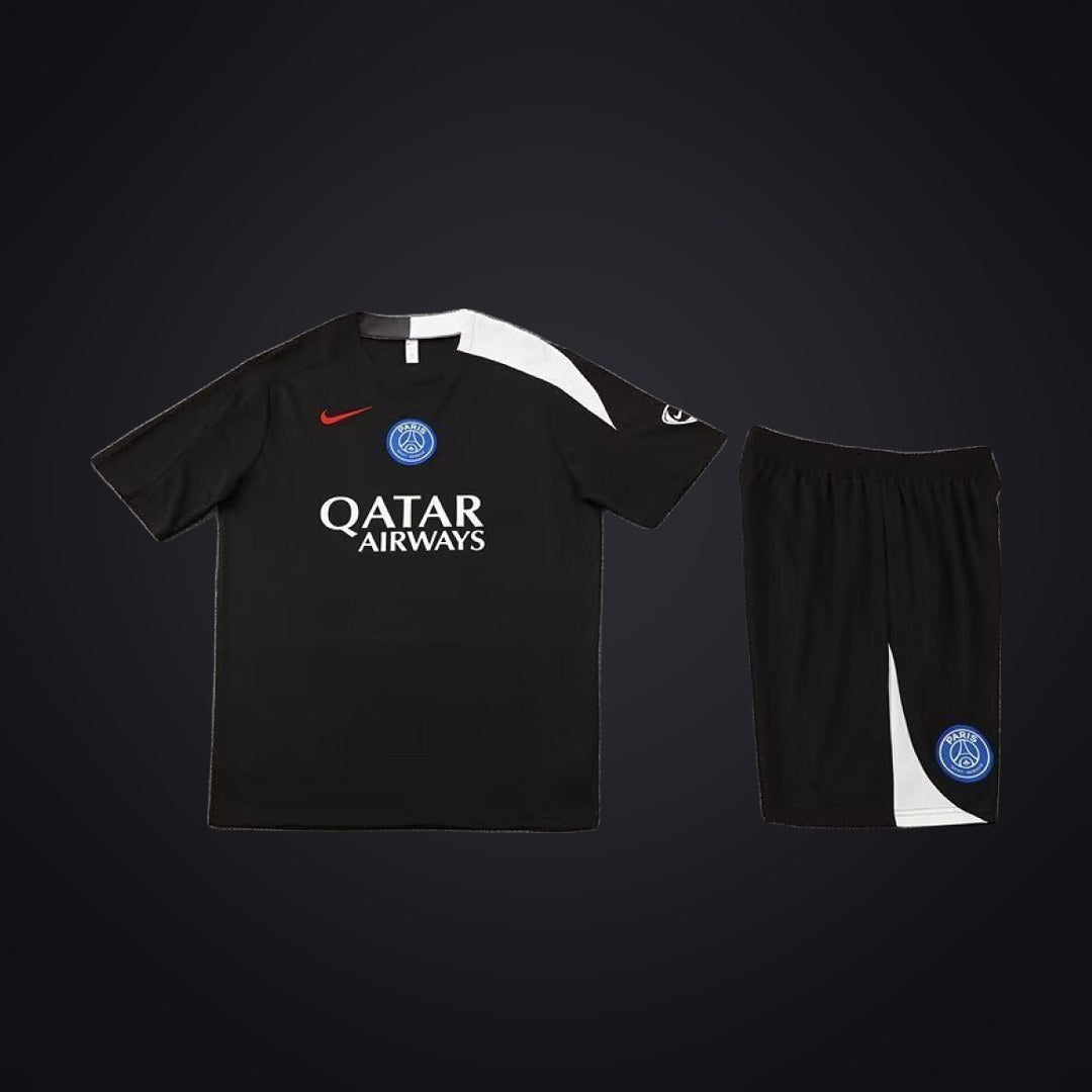 Conjunto de Entrenamiento PSG 25-26 Negra Blanca (delante)