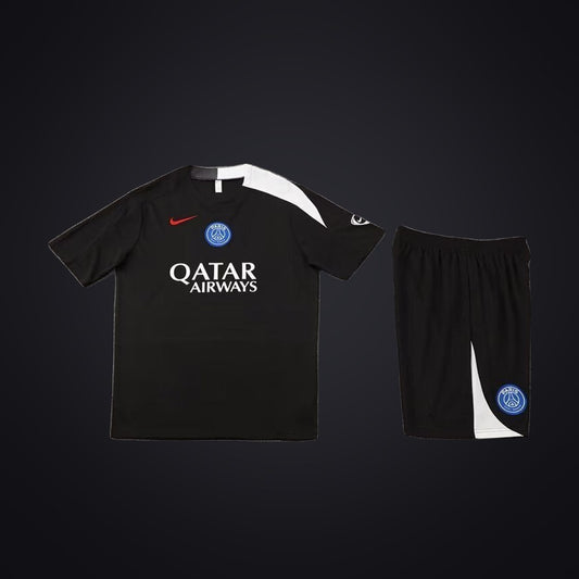 Conjunto de Entrenamiento PSG 25-26 Negra Blanca (delante)