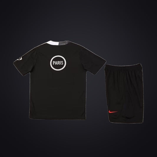 Conjunto de Entrenamiento PSG 25-26 Negra Blanca (detrás)