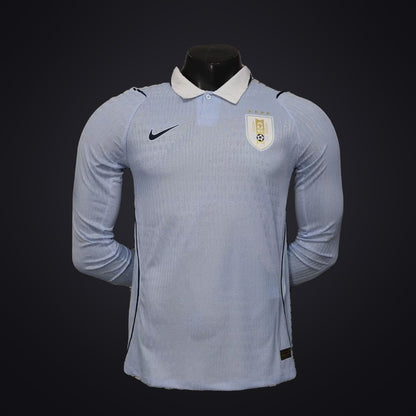 Uruguay 2026 Local Manga Larga (Player Version) (delante)