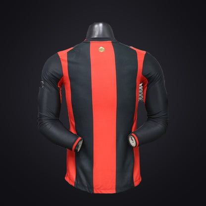 Milan 26-27 Local Manga Larga (Player Version) (detrás)