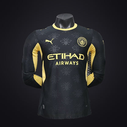 Manchester City 26-27 Visitante Manga Larga (Player Version) (delante)
